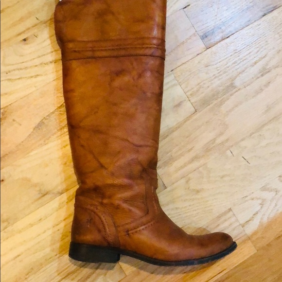 Frye 'Melissa Trapunto' Saddle Leather Boot - Picture 2 of 3